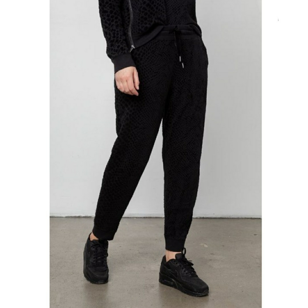 Rails Oakland Black Flocked Cobra Sweatpants Jogger Pants XS